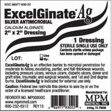 MPM Medical ExcelGinate AG Calcium Alginate Dressing 2&quot; x 2&quot;MPM MedicalCalcium Alginate DressingAOSS Medical Supply