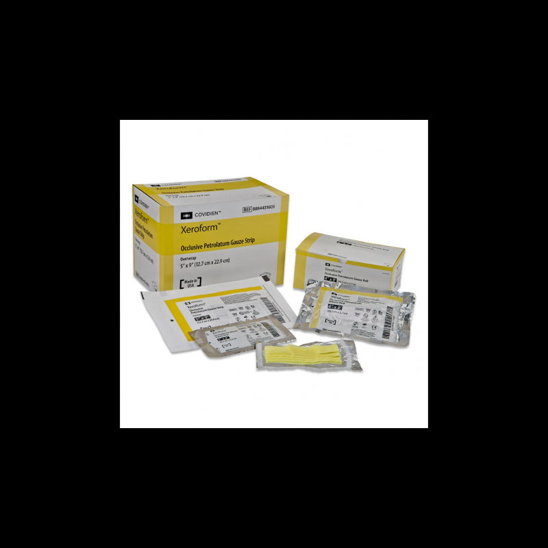 Covidien Xeroform PETROLATUM GAUZE DRESSING 2&quot; x 2&quot; Patch peelable foil packsCovidienPetrolatum GauzeAOSS Medical Supply