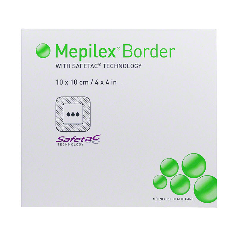 Molnlycke Wound Care Mepilex Border 4&quot; X 4&quot; Self-Adherent Foam DressingMolnlycke Health Care US, LLCWound DressingAOSS Medical Supply
